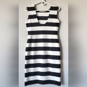 MK Striped Bodycon